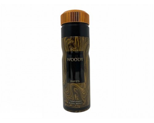 Мужской парфюмированный дезодорант Woody Riffs Perfumed Body Spray , 200 мл