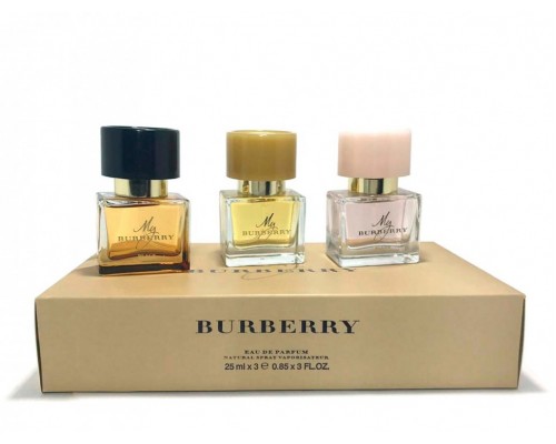 BURBERRY Набор женского парфюма MY BURBERRY, 3 флакона по 30 мл
