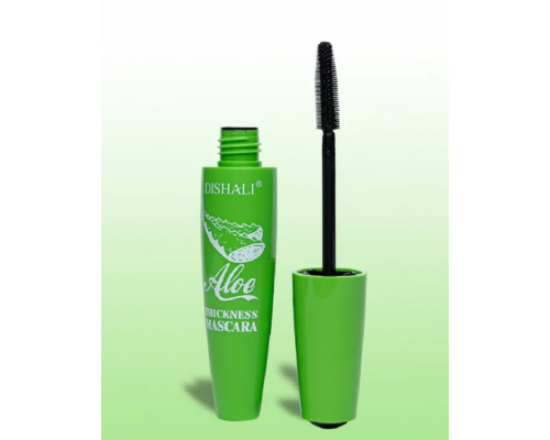 Тушь для ресниц, для придания объема, Dishali, Aloe Thickness Mascara, 8 мл