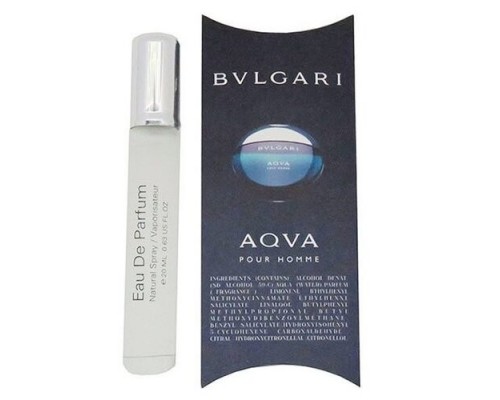 BVLGARI  Мужской парфюм Aqva Pour Homme, 20 мл