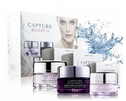 Dior Подарочный набор кремов для ухода за лицом антивозрастной 3 в 1 Capture Sculpt 10