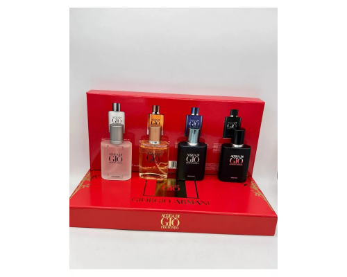Giorgio Armani Acqua Di Gio Подарочный набор мужского парфюма , 4 аромата по 30 мл