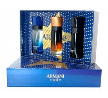 Подарочный парфюмерный набор Giorgio Armani Code 3 в 1. 3 аромата по 30 мл 