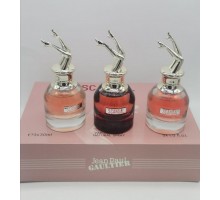 Подарочный набор женского парфюма SCANDAL 3 штуки по 30 мл