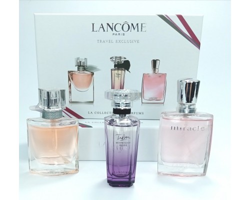 Подарочный парфюмерный набор Lancome  De Parfums 3 в 1