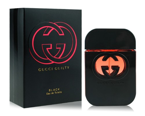 Gucci Женская туалетная  вода Guilty Black, 75 мл