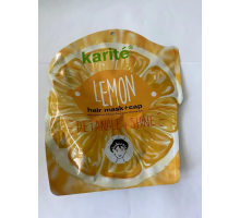 Karite Маска для волос + многоразовая шапочка Lemon (Лимон)