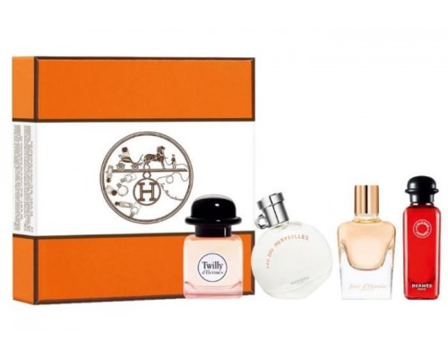 HERMES PARFUMS Подарочный набор Coffret Set 4 аромата по 7, 5 мл