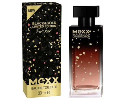 Mexx Black & Gold Limited Edition for Her Женская туалетная вода,  30 мл