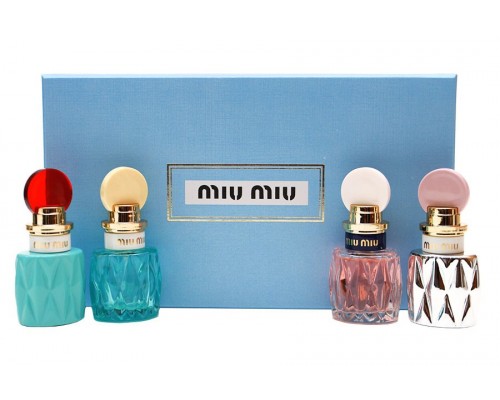 Подарочный набор женской парфюмерной воды Miu Miu 4 аромата по 20 мл