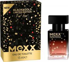 Mexx Black & Gold Limited Edition for Her Женская  туалетная вода,  15 мл