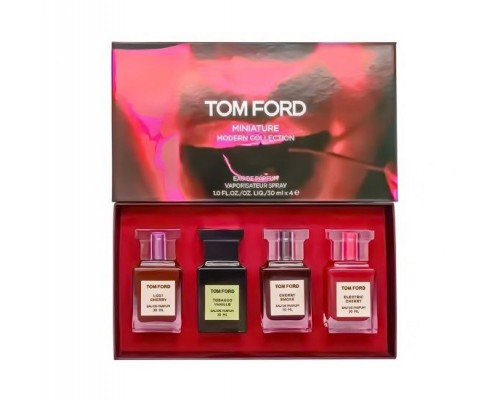 Подарочный  парфюмерный набор унисекс ароматов   Tom Ford, 4 аромата по 30 ml