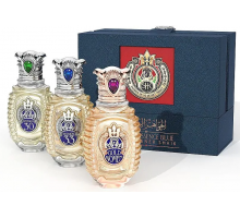Подарочный парфюмерный набор женских ароматов Shaik "Jewellessence Blue". 3 аромата по 30 мл