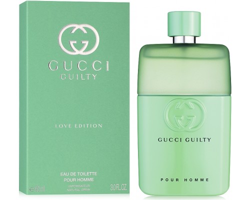 Gucci Guilty Мужская парфюмерная вода Love Edition Pour Homme, 90 мл