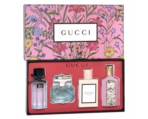 Gucci Женский парфюмерный набор GUCCI FLORA. 4 аромата по 30 мл