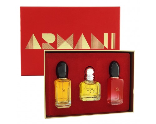 GIORGIO ARMANI Подарочный набор женского парфюма Beauty 3 аромата по 25 мл