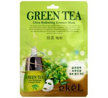 Ekel Тканевая маска для лица с экстрактом зеленого чая , 25 МЛ