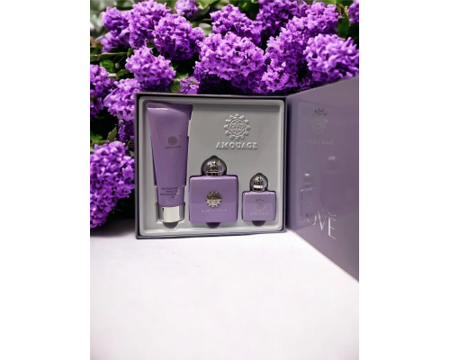 Женский Парфюмерный набор Amouage Lilac Love 3 предмета