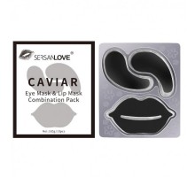 Набор SersanLove Caviar (патчи для глаз+ патчи для губ) 1 шт