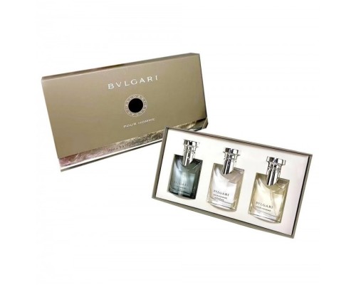 Подарочный парфюмерный набор Bvlgari Pour Homme 3 в 1