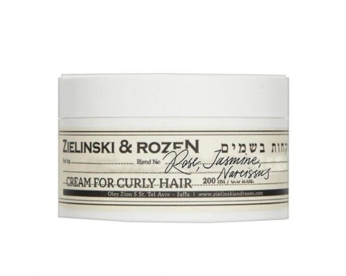 Увлажняющий крем для вьющихся волос Zielinski & Rozen Rose, Jasmine, Narcissus