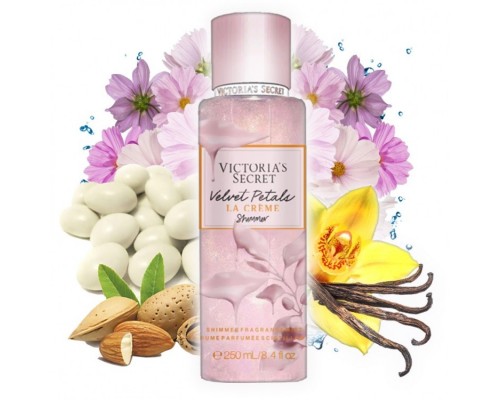 Парфюмированный спрей для тела Victorias Secret Velvet Petals La Crème Shimmer