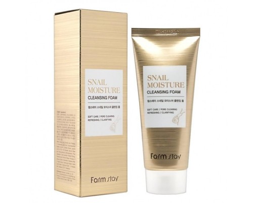 Пенка для умывания Farm Stay Snail Moisture Cleansing Foam