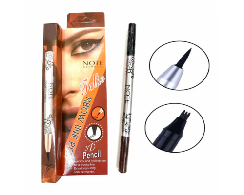 Подводка для глаз + маркер для бровей Note Cosmetics Tatoo
