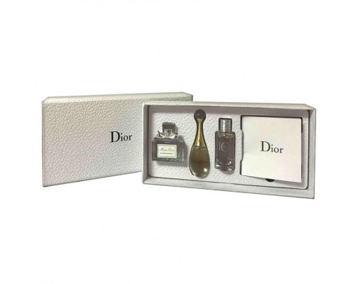 Подарочный парфюмерный набор Dior Eau De Parfum 3 в 1