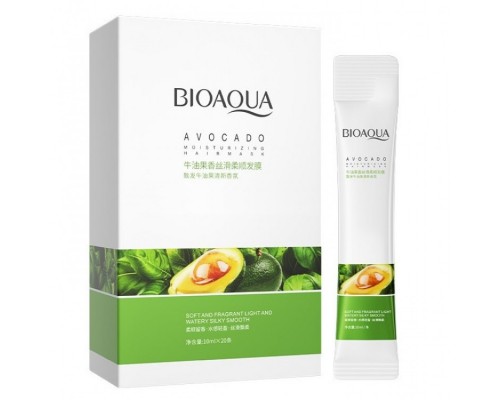 Маска для волос Bioaqua Avocado Moisturizing Hair Mask 10мл x 20шт
