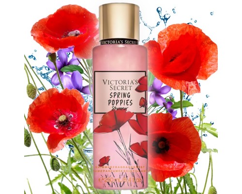 Парфюмированный спрей для тела Victorias Secret Spring Poppies Shimmer