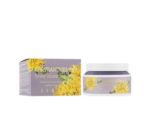 Крем для лица Jigott Chrysanthemum Flower Nourishing Cream