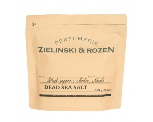 Соль для ванны Zielinski&Rozen Black Pepper & Amber, Neroli