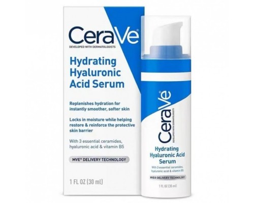 Сыворотка для лица СeraVe Hydrating Hyaluronic Acid Serum