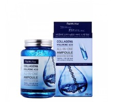 Ампульная сыворотка для лица Farm Stay All In One Collagen and Hyaluronic Ampoule