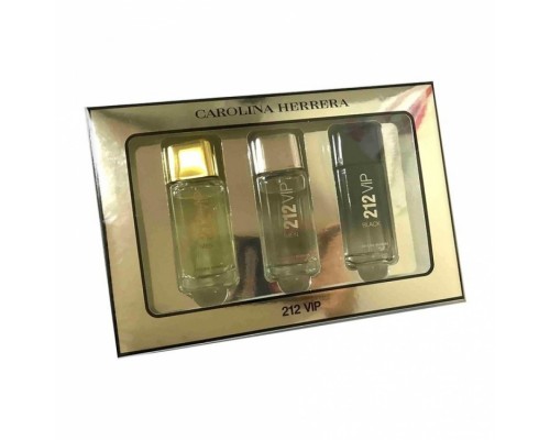 Подарочный парфюмерный набор Carolina Herrera  212 Vip Man 3 в 1