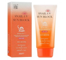 Солнцезащитный крем Jigott Snail Uv Sun Block Cream Spf50+/pa+++