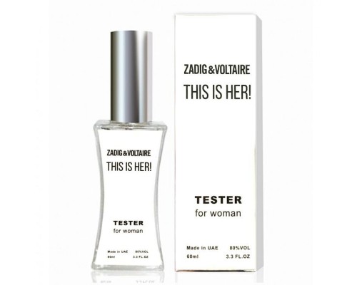 Zadig&Voltaire This is Her тестер женский (60 мл) Duty Free