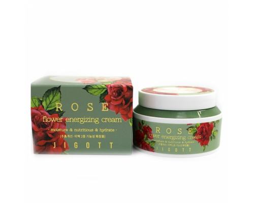 Крем для лица Jigott Rose Flower Energizing Cream