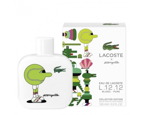 Туалетная вода Lacoste Eau De Lacoste L.12.12 Blanc Pure Collector Edition Pour Homme x Jeremyville мужская