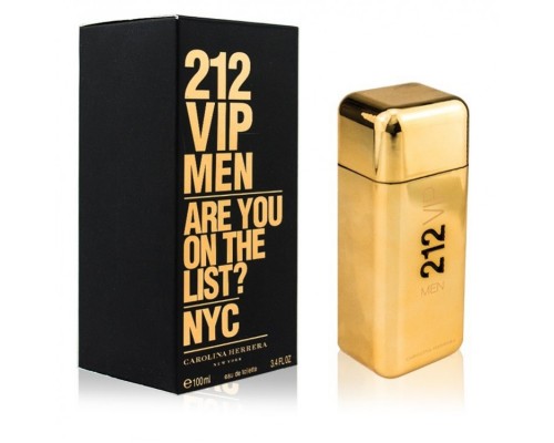 Туалетная вода Carolina Herrera 212 Vip Men Are You On The List Nyc мужская