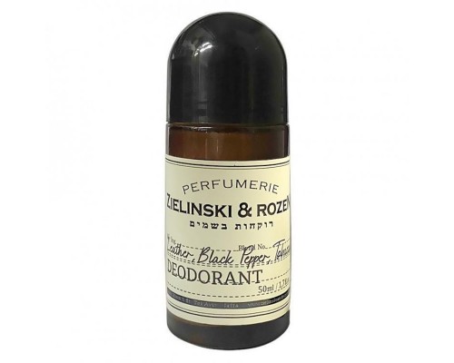 Шариковый дезодорант Zielinski & Rozen Leather & Black Pepper, Tobacco унисекс