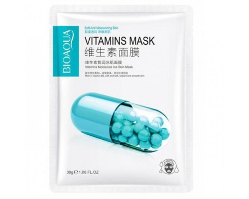 Маска для лица Bioaqua Vitamins Moisturize Ice Skin Mask