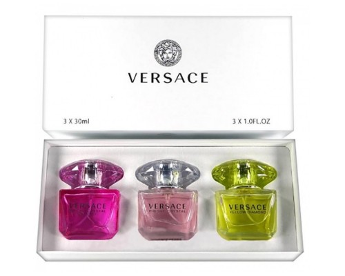 Парфюмерный набор Versace Miniatures Collection For Women 3 в 1