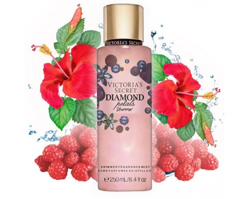 Парфюмированный спрей для тела Victorias Secret Diamond Petals Shimmer