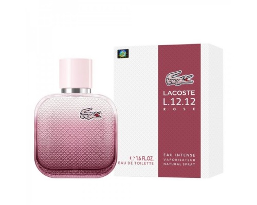 Туалетная вода Lacoste L.12.12. Rose Eau Intense женская (Euro)