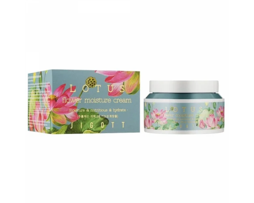 Крем для лица Jigott Lotus Flower Moisture Cream