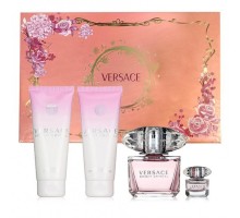 Подарочный парфюмерный набор Versace Bright Crystal 4 в 1