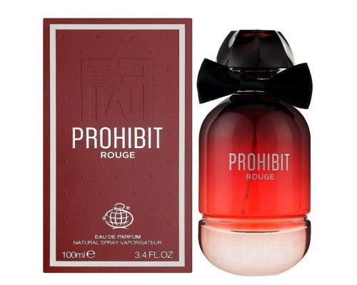 Парфюмерная вода Fragrance World Prohibit Rouge женская (ОАЭ)