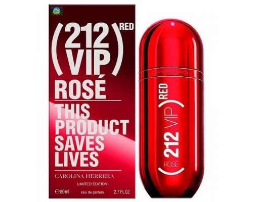 Парфюмерная вода Carolina Herrera 212 VIP Rose Red женская (Euro)